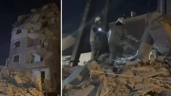 Küçükçekmece'de Binanın Yıkımı Sırasında Çöken Yapı, 2 Kişiye Zarar Verdi