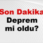 İzmir’de Deprem Mi Oldu? Son Gelişmeler ve AFAD Verileri 5 Aralık 2025